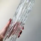 Murano Chandelier Tectured Transparent Cherry Vintage Interior