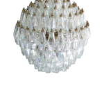 Murano ljuskrona - 140 glas - Pärlemor