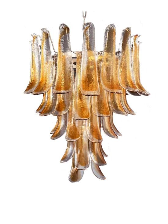 Murano Lysekrone - 52 kronblader - Rav