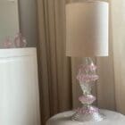 Murano - Bordlampe - Giemme Luci - Rosa/klar