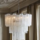 48 Murano tube white alabaster