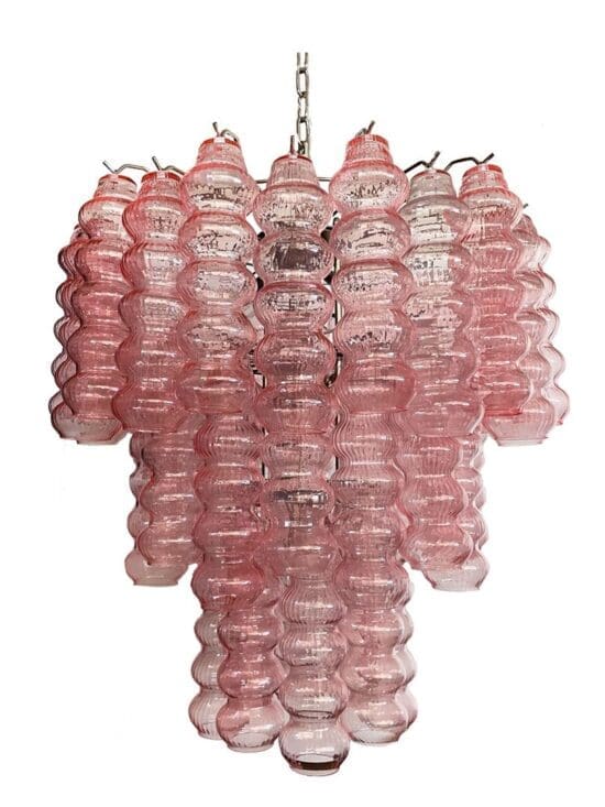 Murano-lysekrone 48 Curva Rosa
