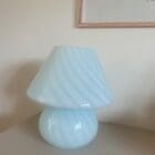 Murano Mushroom - Vintage - Bordlampe - Venini - Blå