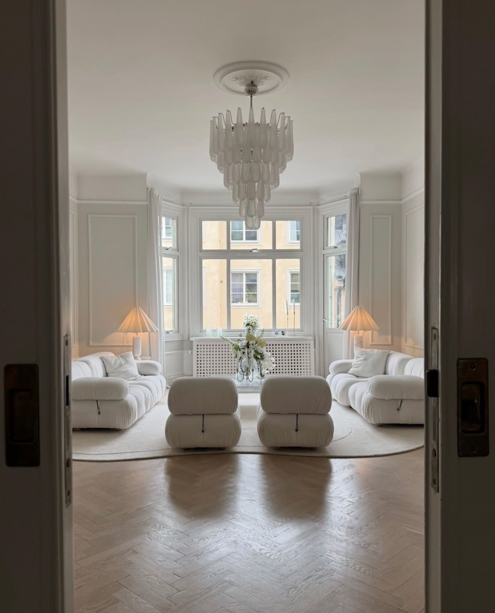 Lisa abefelt murano chandelier drops