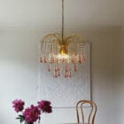 Murano teardrop chandelier