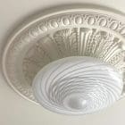 Murano swirl plafond white 40 cm cherry vintage interior-7