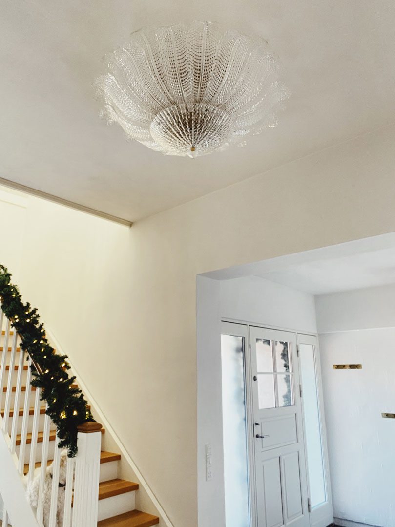 Murano Taklampe Piuma Gjennomsiktig